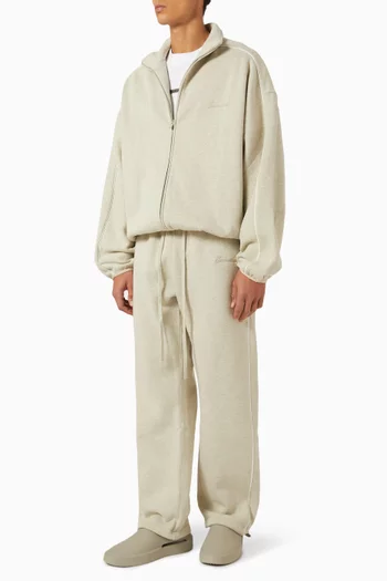 Relaxed Logo Sweatpants in Cotton-fleece
