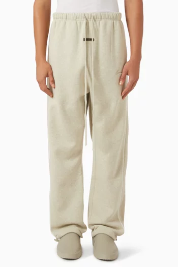 Relaxed Logo Sweatpants in Cotton-fleece
