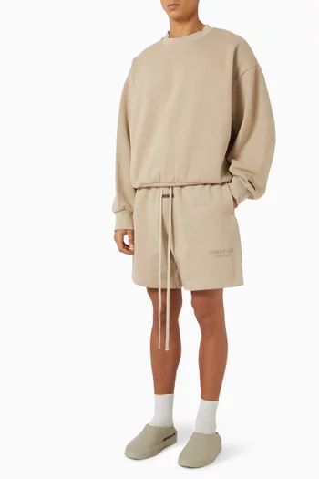 Soccer Shorts in Cotton-fleece