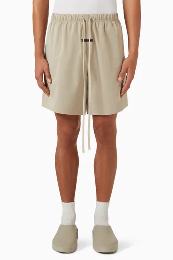 Sporty Soccer Shorts in Nylon