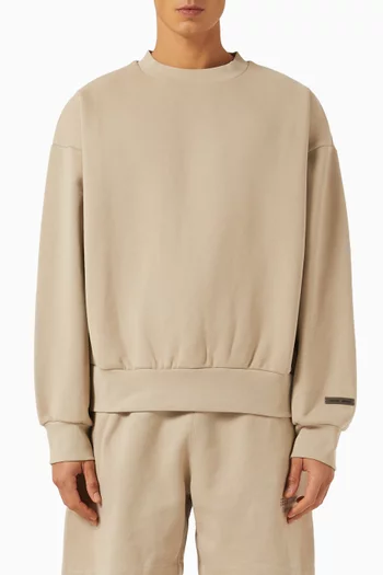 Classic-fit Logo Sweatshirt in Cotton-fleece