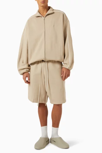 Modern Fit Track Jacket in Fleece
