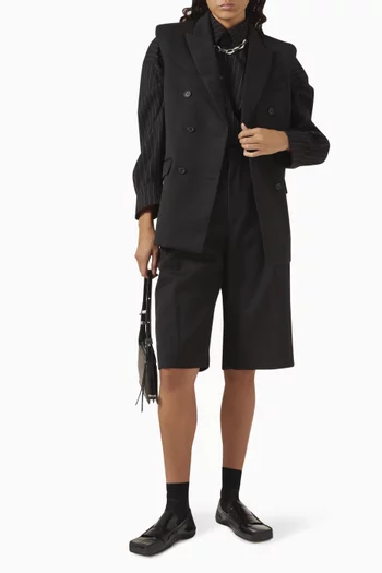 Low-rise Shorts in Virgin Wool