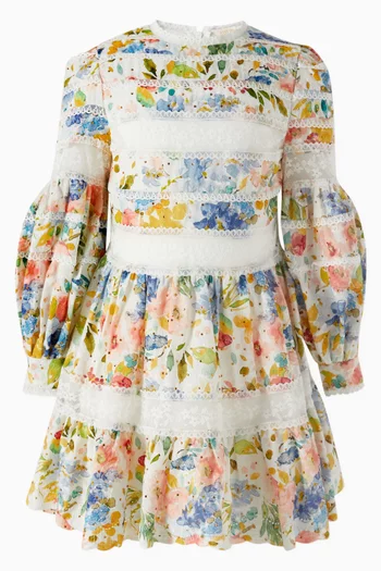 Embroidered Floral Dress
