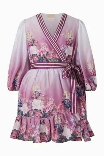 Mystique Floral-print Wrap Dress