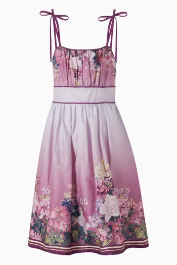 Mystique Floral-print Midi Dress