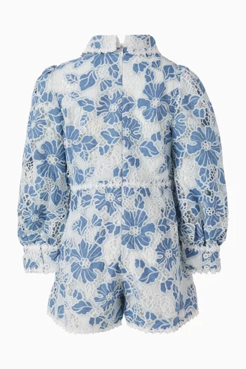 Lori Embroidered Romper