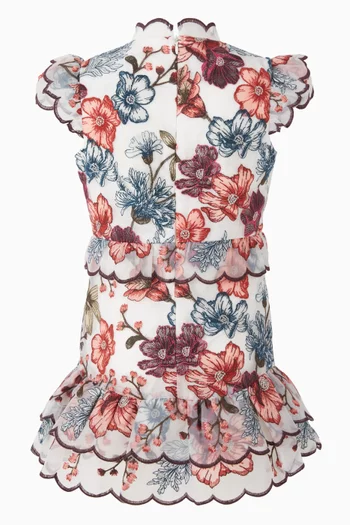 Elana Embroidered Dress