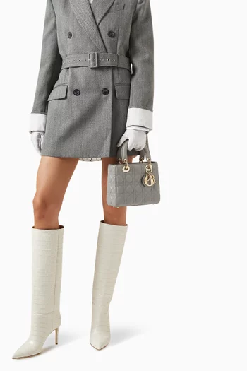 My ABC Lady Dior Badges Bag in Lambskin