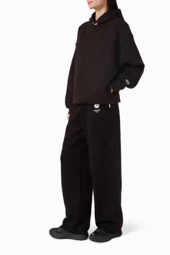 Unisex Boke Flower Pin Oversized Hoodie in Cotton