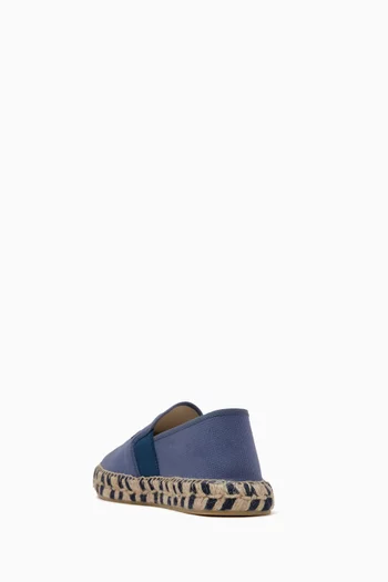 Logo-embroidered Espadrilles in Canvas