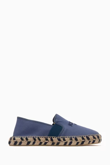 Logo-embroidered Espadrilles in Canvas