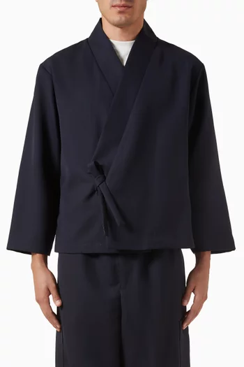 Kimono Jacket in Virgin Wool