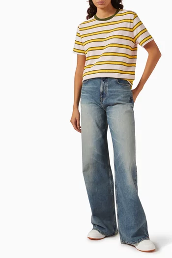 Coast Lines Stripes T-shirt in Cotton