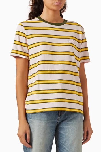 Coast Lines Stripes T-shirt in Cotton