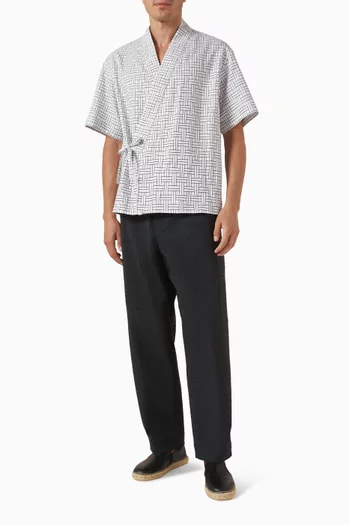 Kenzo Weave Cargo Jogging Pants