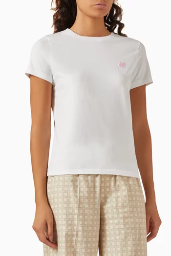 Elephant Logo T-shirt in Cotton
