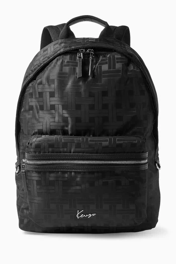 Mura Weave Backpack in Canvas