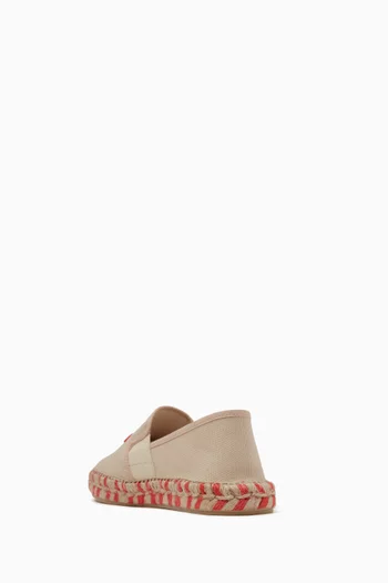 Logo-embroidered Espadrilles in Canvas