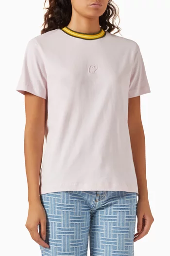 Elephant Logo T-shirt in Cotton