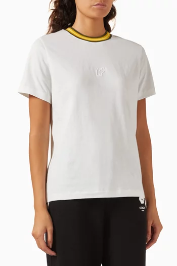 Elephant Logo T-shirt in Cotton