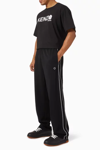 Boke Flower Embroidered Sweatpants