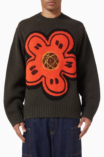 x Futura 2000 Embroidered Sweater in Wool