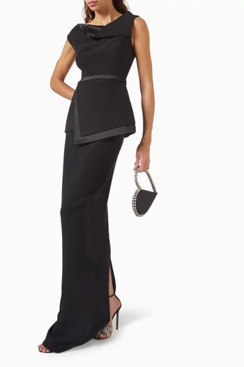 Sidha Maxi Skirt in Crepe