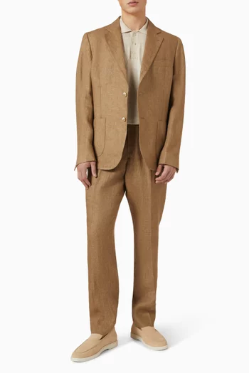 Vidal Polo Shirt in Linen