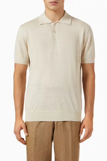 Vidal Polo Shirt in Linen