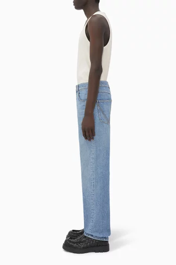 Vintage Indigo Straight-fit Jeans in Denim