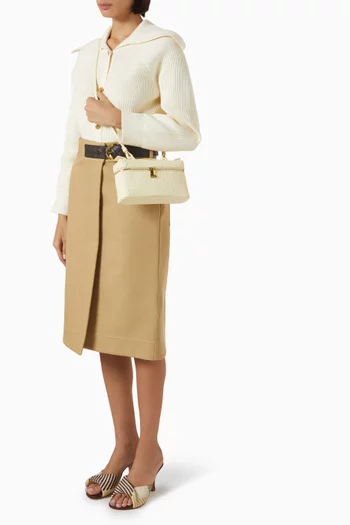 Bang Bang Vanity Case in Ostrich Leather