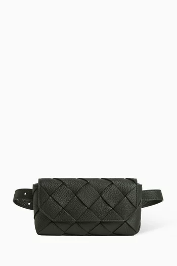 Diago Belt Bag in Intrecciato Leather