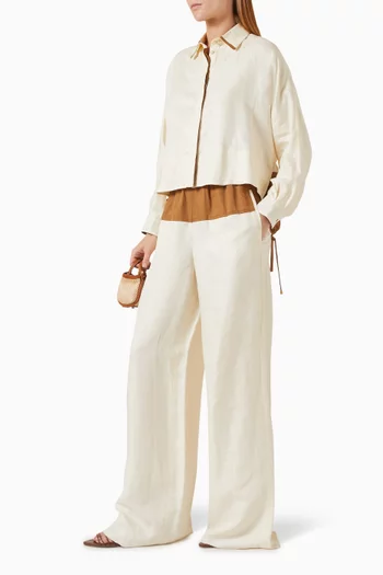 Biacco Blouse in Silk-twill
