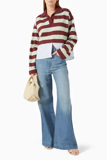 Volpino Wide-leg Jeans in Denim