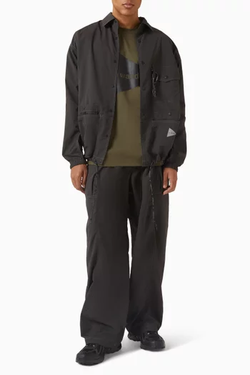 بنطال 70 بحزام نايلون مجعد