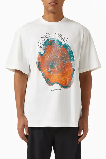 88 Wandering Printed T-shirt in Cotton-blend