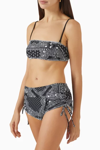 The Tie Up Shortie Bikini Briefs