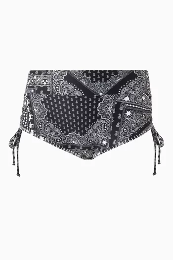 The Tie Up Shortie Bikini Briefs