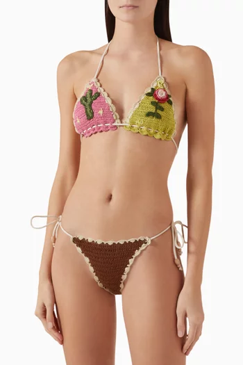 Crochet Tie Bikini Briefs