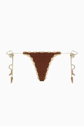 Crochet Tie Bikini Briefs