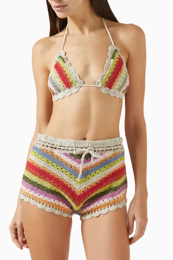 The Crochet Drawstring Shorts