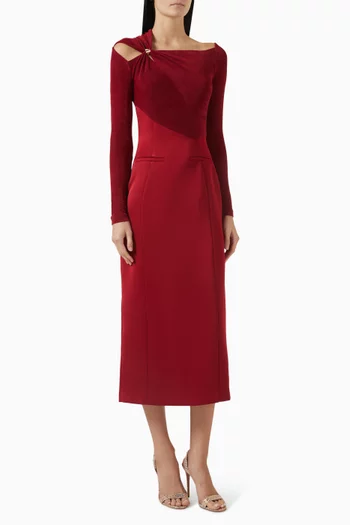 فستان اليانور متوسط الطول