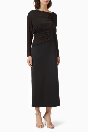 فستان ميرابيل متوسط الطول