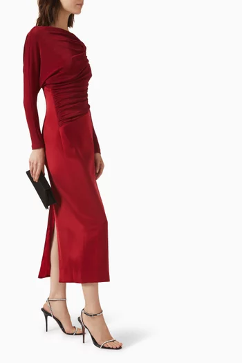 فستان ميرابيل متوسط الطول