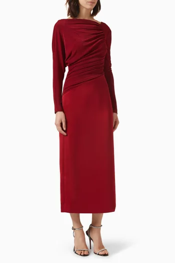 فستان ميرابيل متوسط الطول