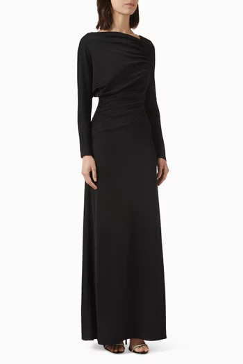 فستان دافن طويل