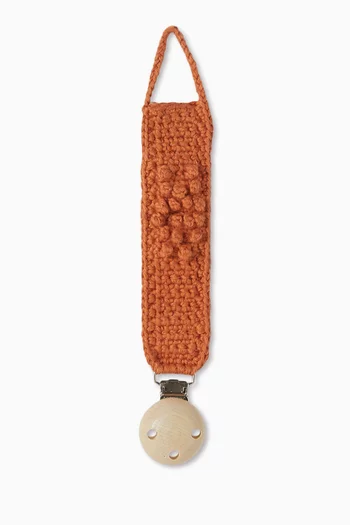 Pacifier Clip in Organic Cotton