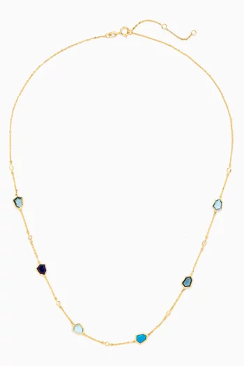 Spring Stone Necklace in 18kt Gold