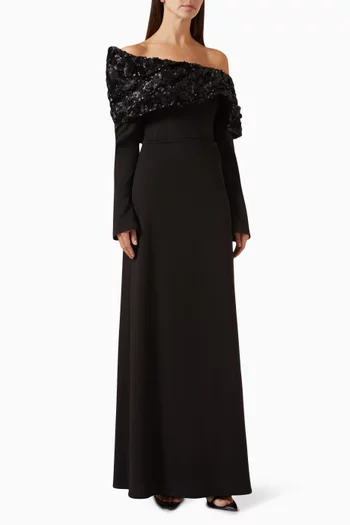 Viviene Embellished Maxi Dress
